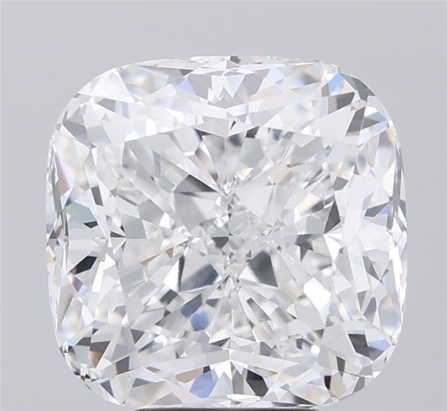 6.02 ct. cushion Lab Grown Diamond front image