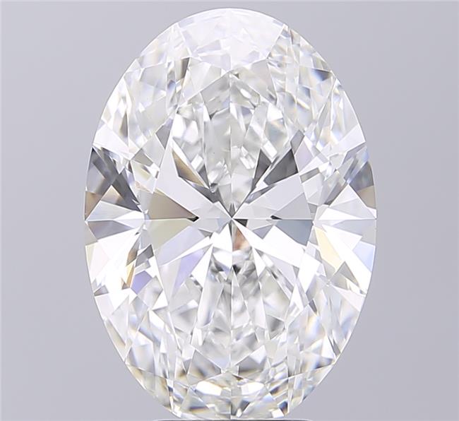 6.07 ct. oval Lab Grown Diamond front image