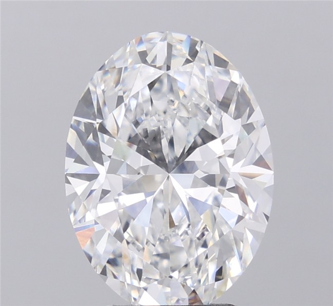 5.67 ct. oval Lab Grown Diamond front image