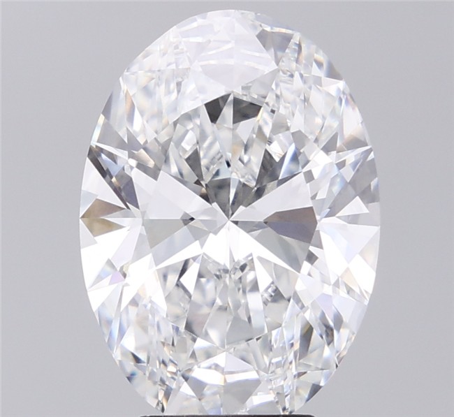 6.57 ct. oval Lab Grown Diamond front image