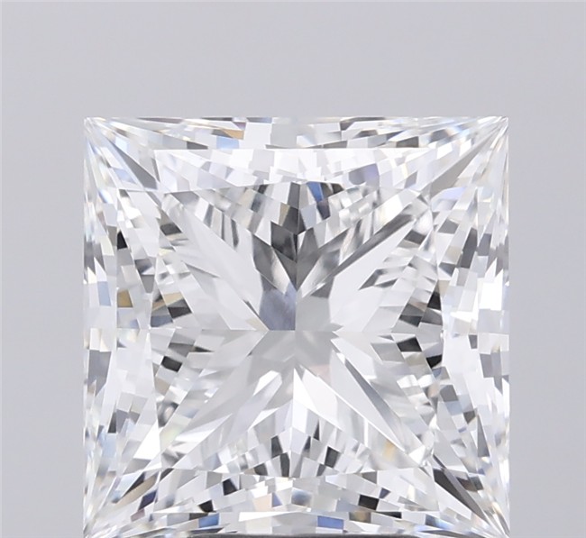 5.30 ct. princess Lab Grown Diamond front image