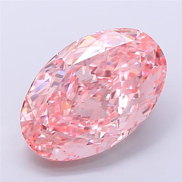 5.01 ct. oval Lab Grown Diamond front image