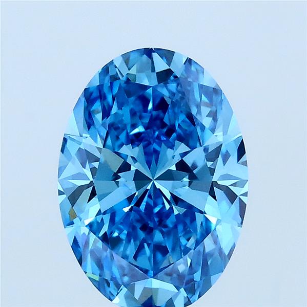 2.01 ct. oval Lab Grown Diamond front image