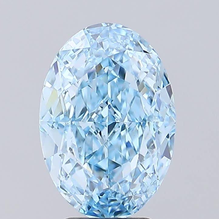 4.13 ct. oval Lab Grown Diamond front image