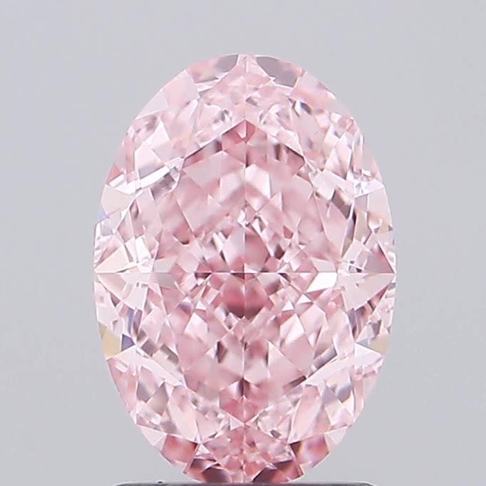 2.08 ct. oval Lab Grown Diamond front image