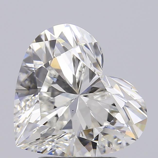 2.58 ct. heart Lab Grown Diamond front image