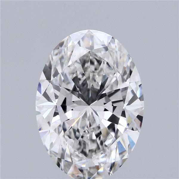 5.23 ct. oval Lab Grown Diamond front image