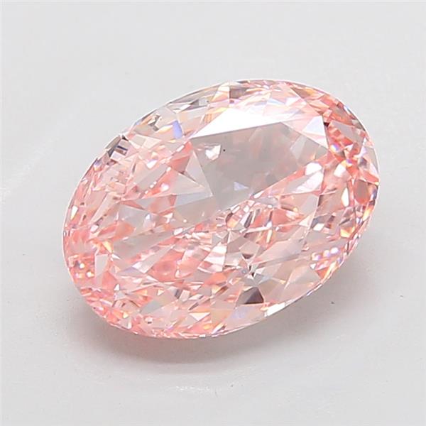 5.00 ct. oval Lab Grown Diamond front image