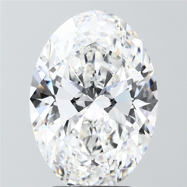 4.07 ct. oval Lab Grown Diamond front image