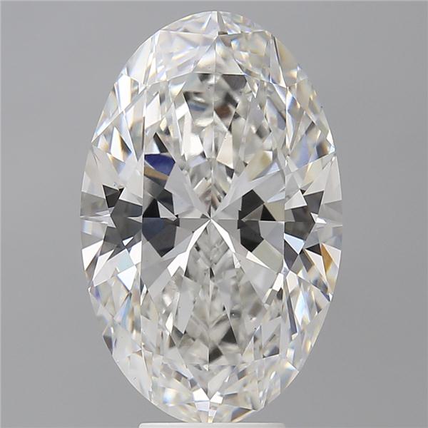 7.57 ct. oval Lab Grown Diamond front image