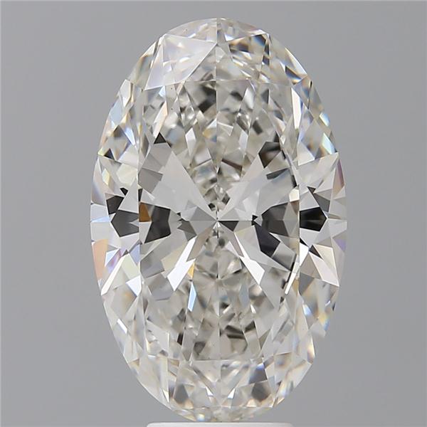 7.05 ct. oval Lab Grown Diamond front image