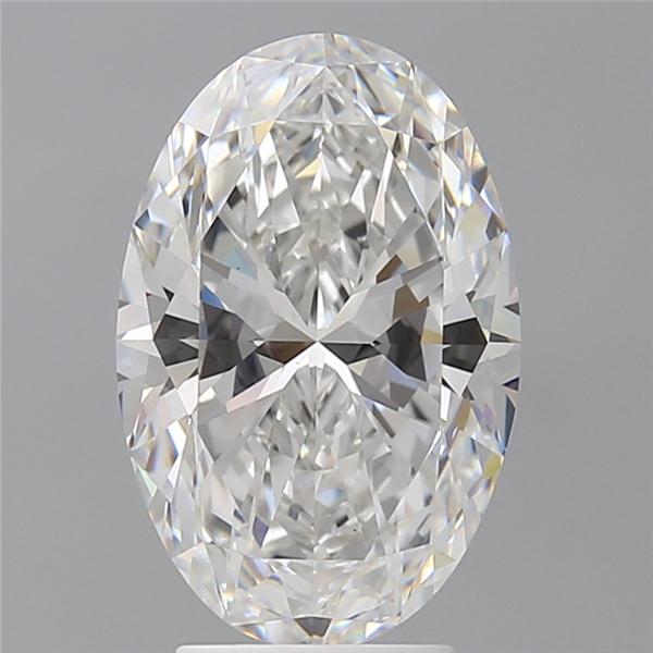 4.02 ct. oval Lab Grown Diamond front image