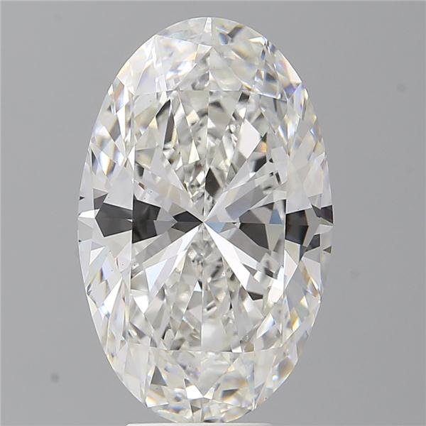 7.10 ct. oval Lab Grown Diamond front image