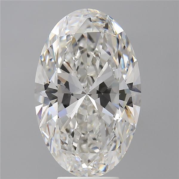 6.59 ct. oval Lab Grown Diamond front image