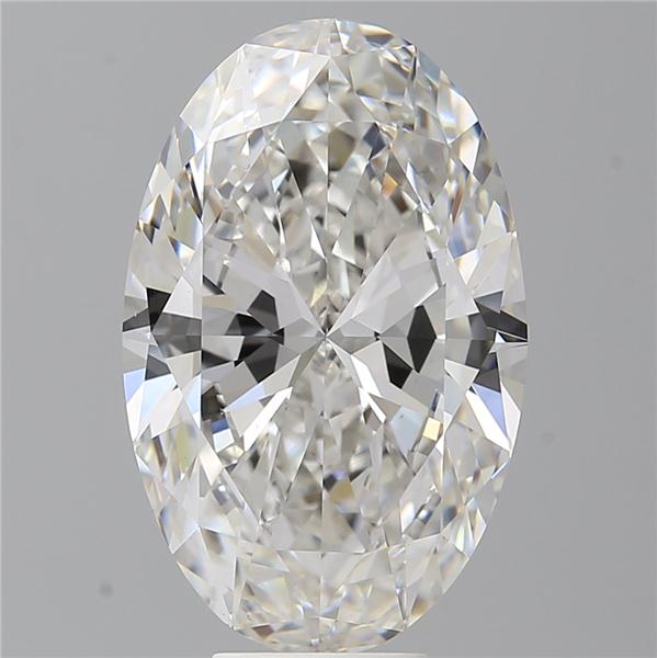 8.09 ct. oval Lab Grown Diamond front image
