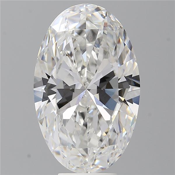 7.58 ct. oval Lab Grown Diamond front image