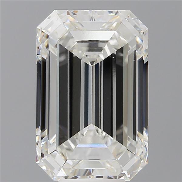 9.59 ct. emerald Lab Grown Diamond front image