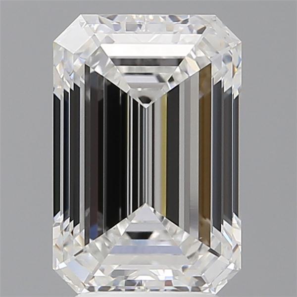 3.95 ct. emerald Lab Grown Diamond front image
