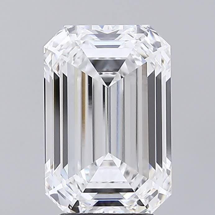 4.03 ct. emerald Lab Grown Diamond front image
