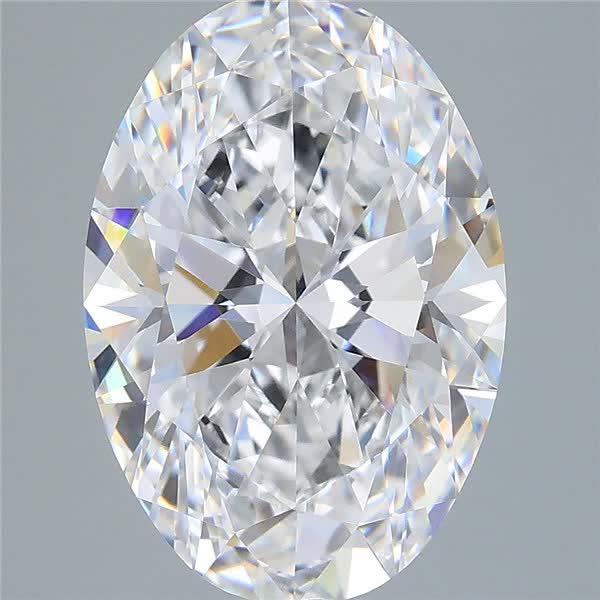 5.02 ct. oval Lab Grown Diamond front image