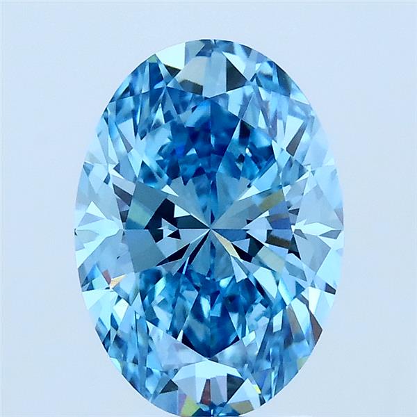 2.03 ct. oval Lab Grown Diamond front image