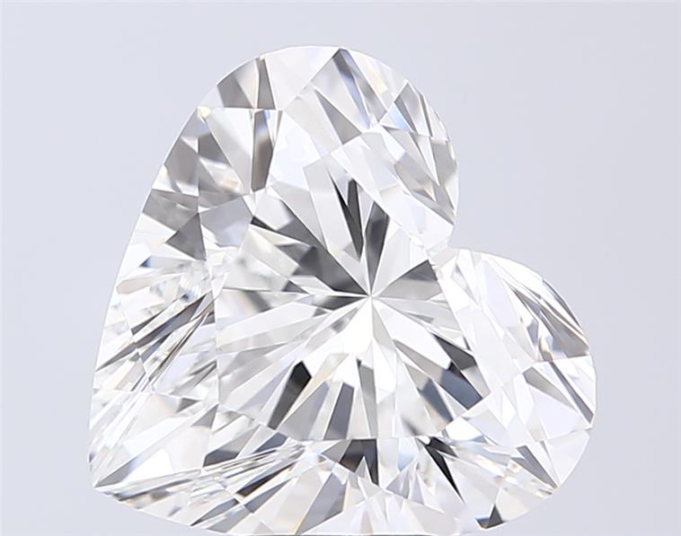 6.58 ct. heart Lab Grown Diamond front image