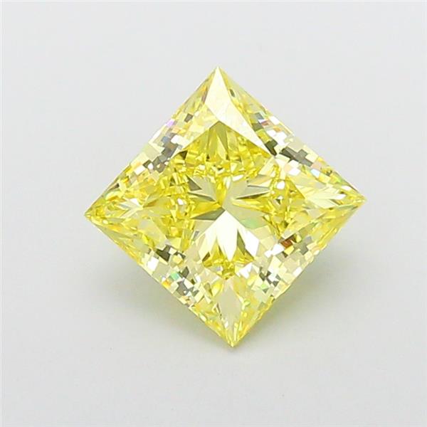 3.02 ct. princess Lab Grown Diamond front image