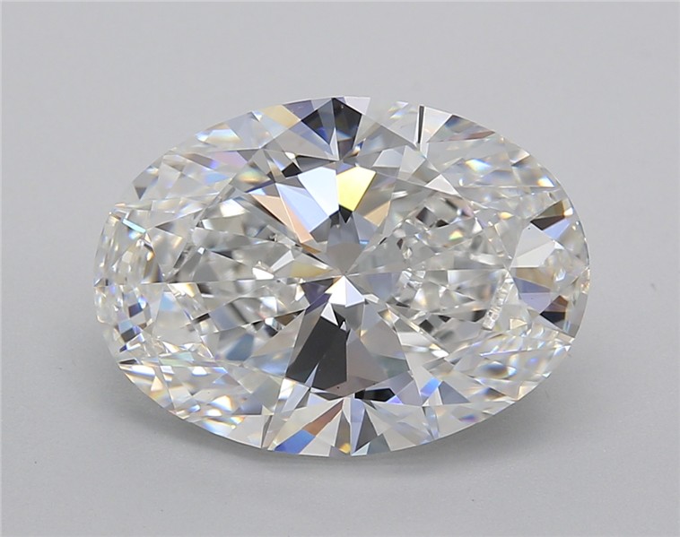 5.00 ct. oval Lab Grown Diamond front image