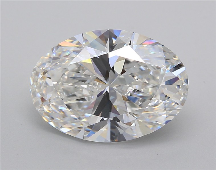 5.00 ct. oval Lab Grown Diamond front image