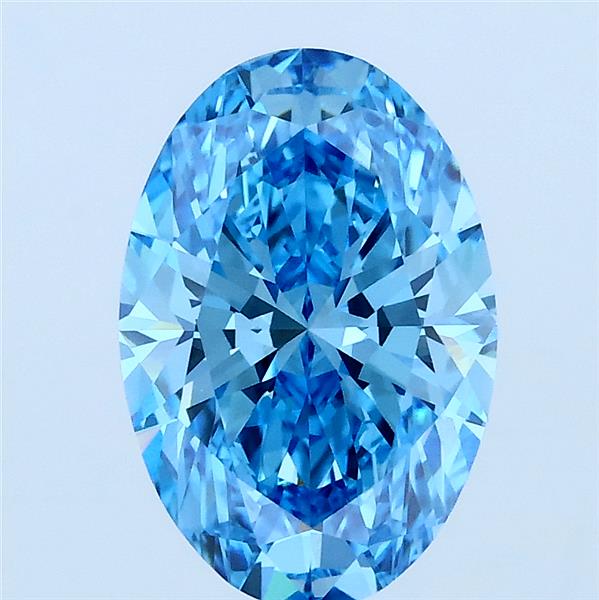 2.08 ct. oval Lab Grown Diamond front image