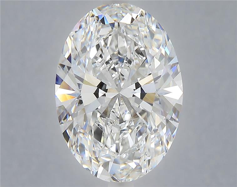 6.05 ct. oval Lab Grown Diamond front image