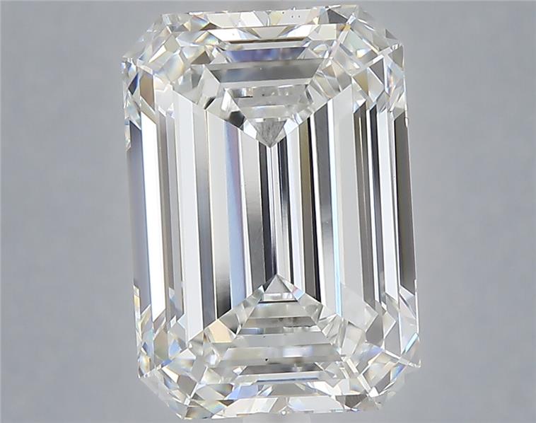 6.07 ct. emerald Lab Grown Diamond front image