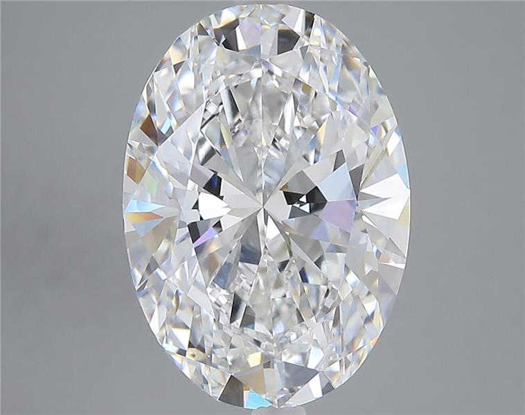 6.03 ct. oval Lab Grown Diamond front image