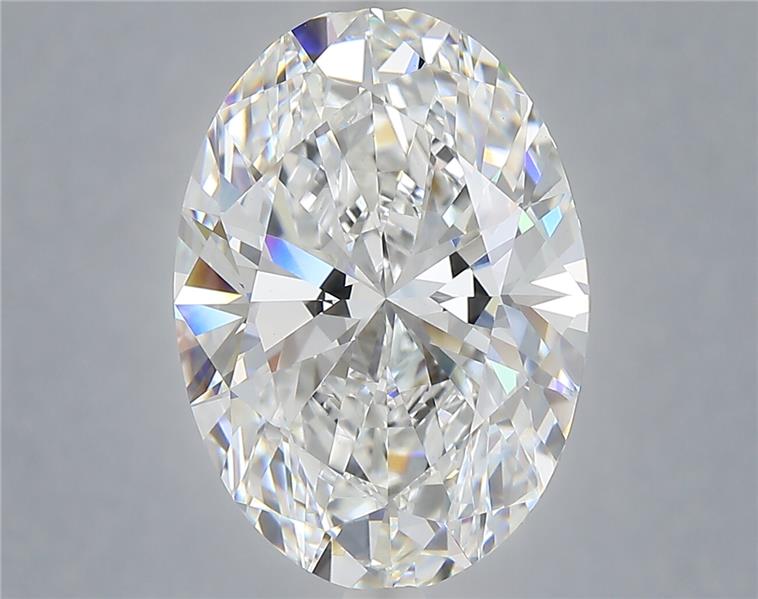 6.05 ct. oval Lab Grown Diamond front image