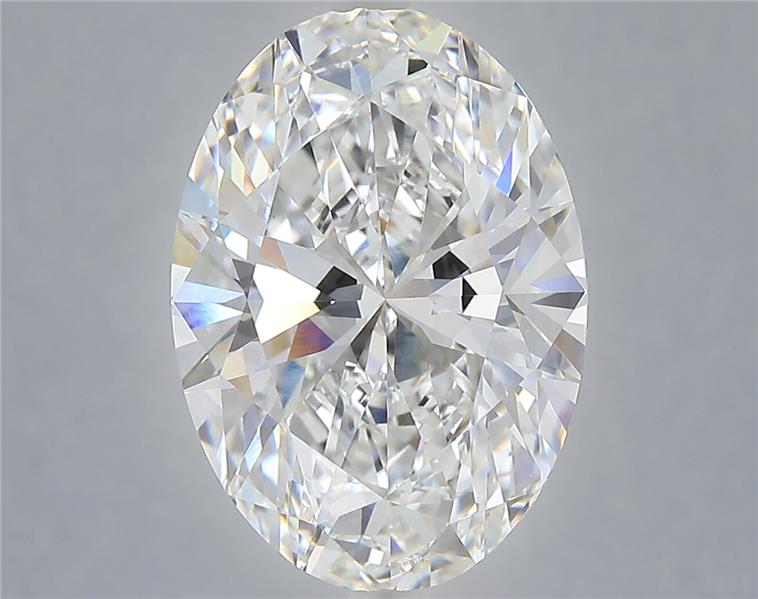 6.04 ct. oval Lab Grown Diamond front image