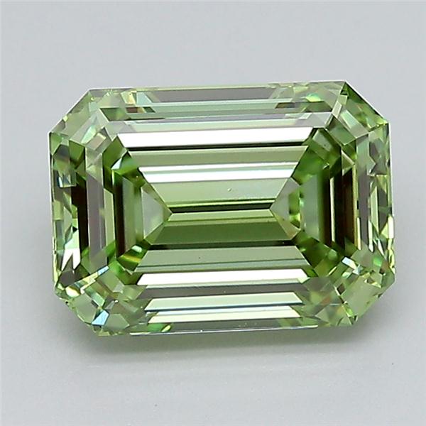 3.03 ct. emerald Lab Grown Diamond front image