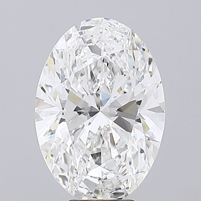 6.09 ct. oval Lab Grown Diamond front image