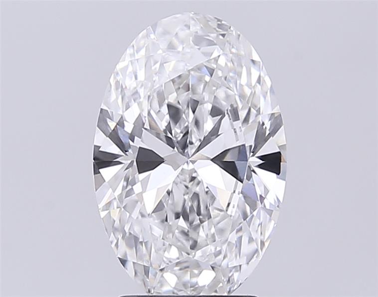 3.01 ct. oval Lab Grown Diamond front image