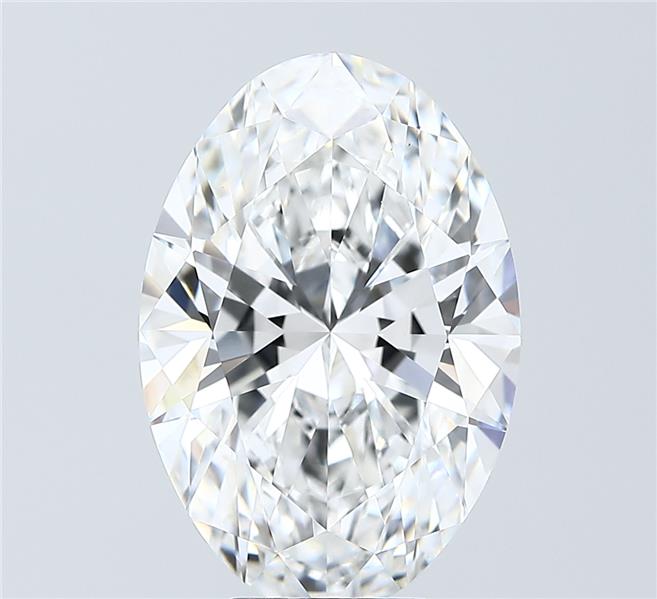 6.08 ct. oval Lab Grown Diamond front image