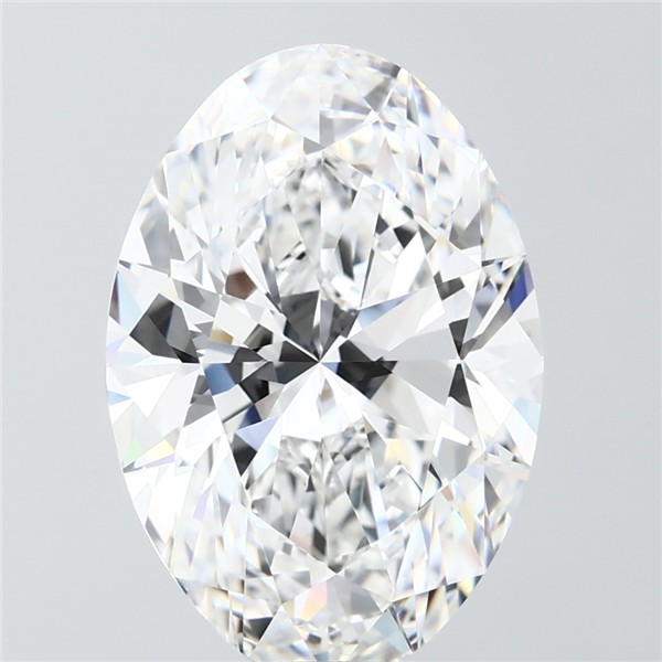 6.08 ct. oval Lab Grown Diamond front image