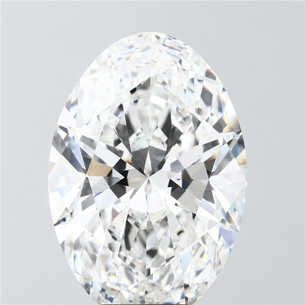 8.09 ct. oval Lab Grown Diamond front image