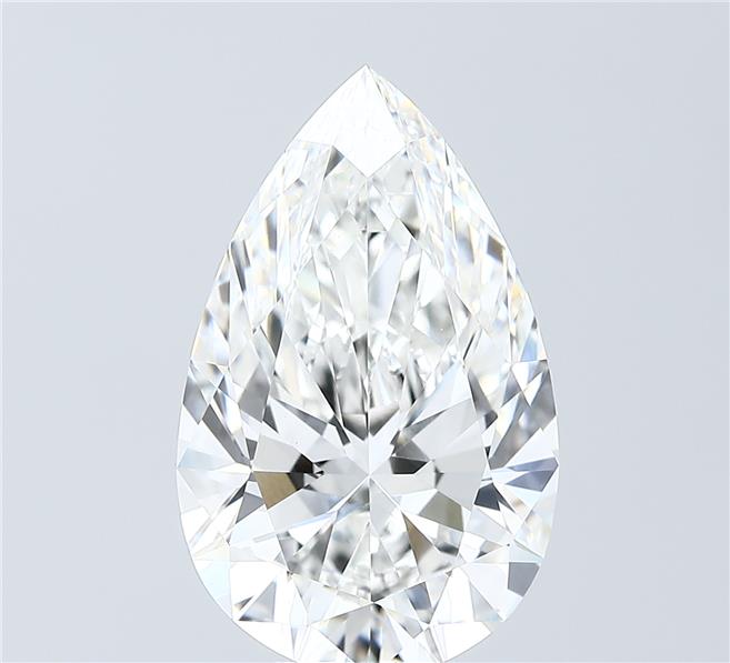 7.09 ct. pear Lab Grown Diamond front image