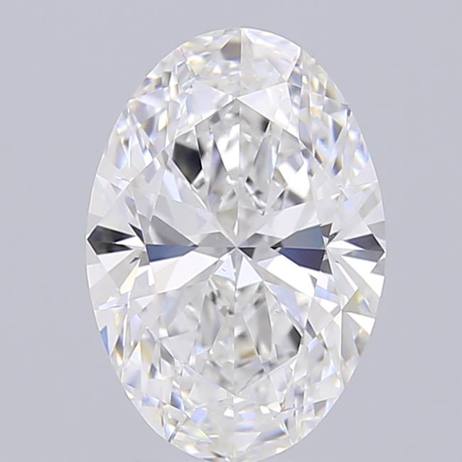 4.09 ct. oval Lab Grown Diamond front image