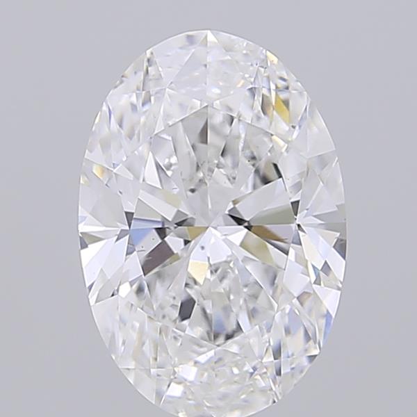 3.02 ct. oval Lab Grown Diamond front image