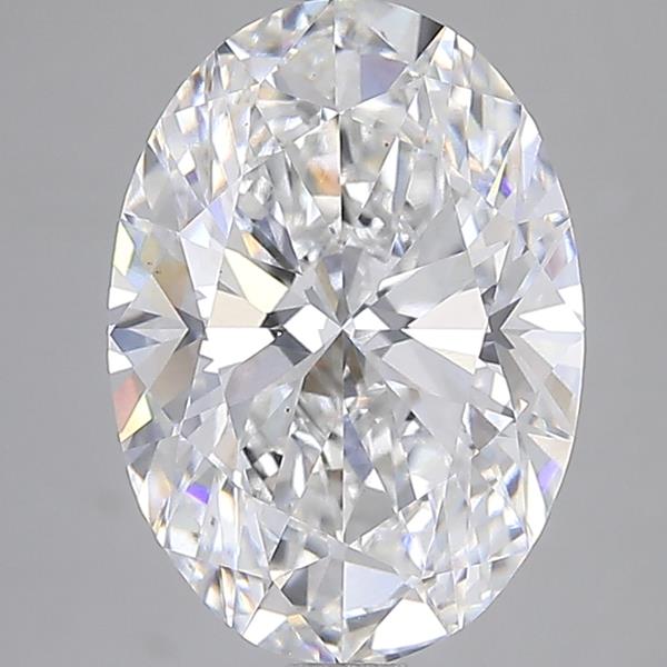 5.08 ct. oval Lab Grown Diamond front image