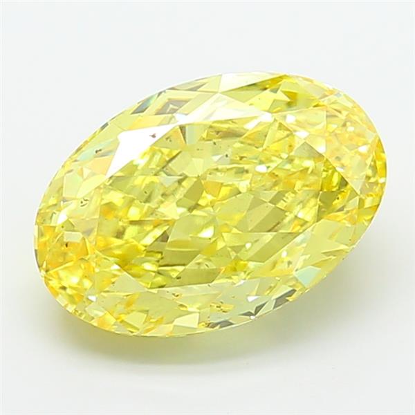 6.01 ct. oval Lab Grown Diamond front image