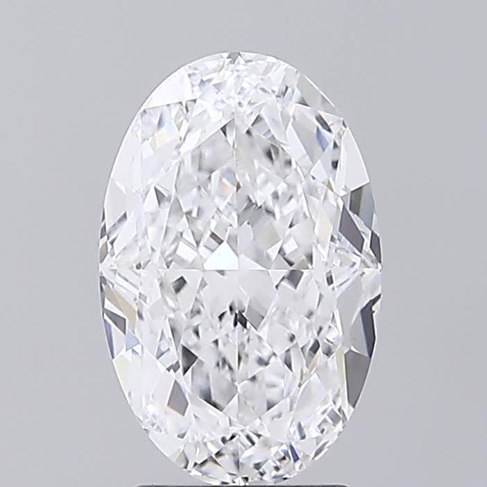 3.14 ct. oval Lab Grown Diamond front image