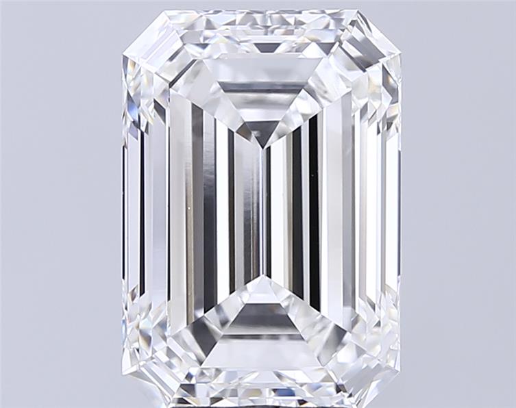 6.09 ct. emerald Lab Grown Diamond front image