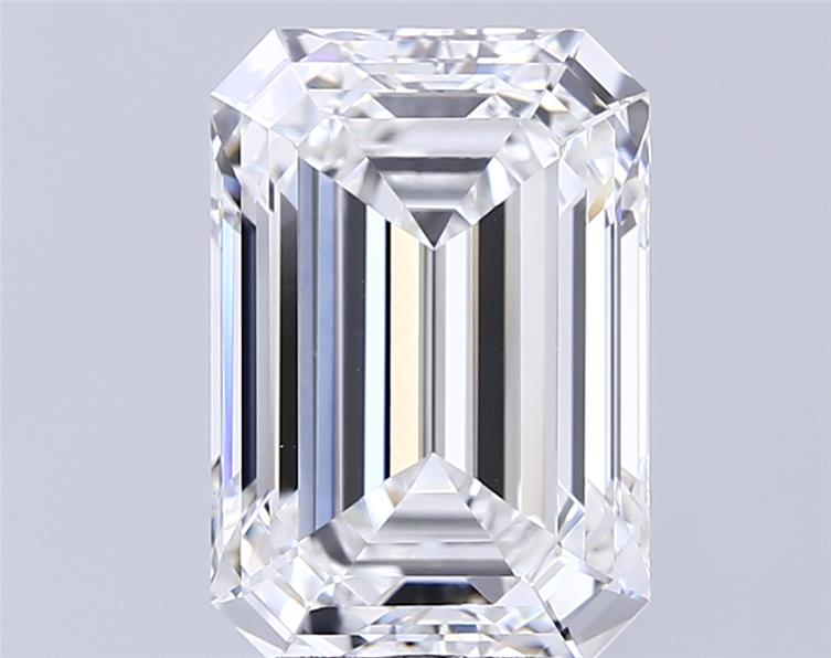 5.71 ct. emerald Lab Grown Diamond front image