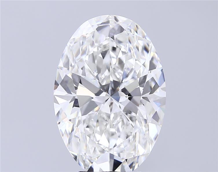 6.05 ct. oval Lab Grown Diamond front image